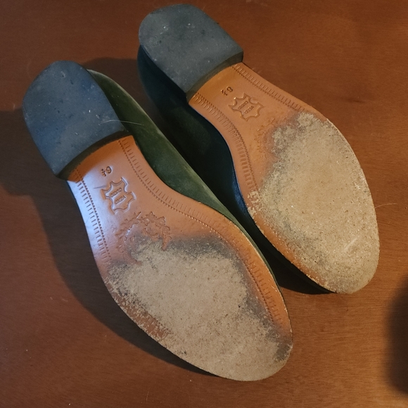 Del Toro Green Velvet Slipper - Picture 3 of 7